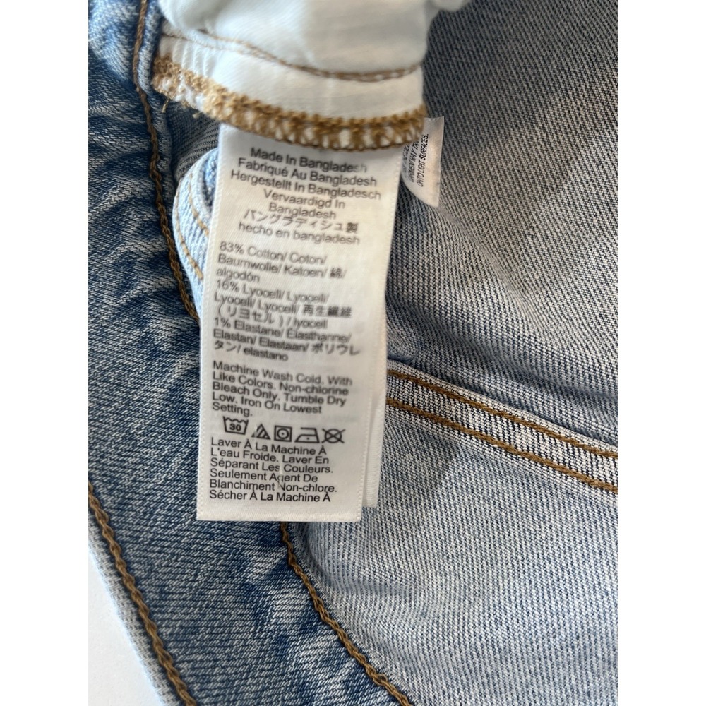 J.Crew | Distressed Slim Broken In Boyfriend Jeans Size 29 Light Wash - Picture 5 of 7